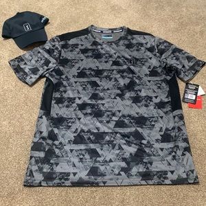 PGA Tour Performance Tee Shirt and Hat Bundle (New with tags)